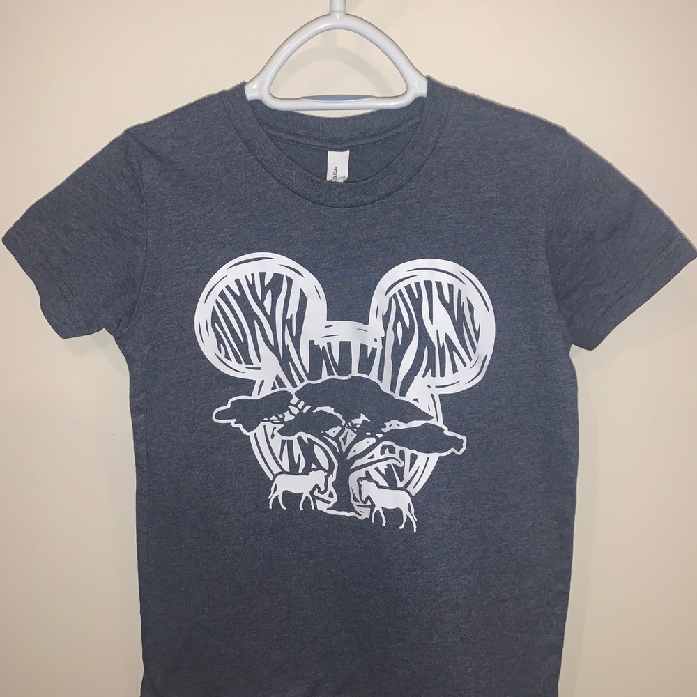 Heather Navy Kids T-Shirt Disney Animal Kingdom